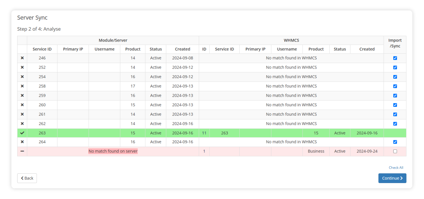 Account Synchronization in WHMCS - PanelAlpha