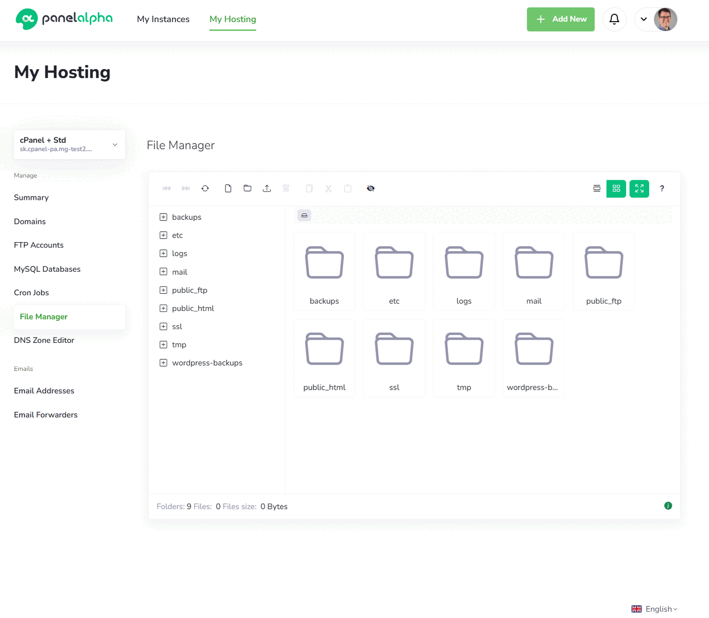 File Manager - PanelAlpha v1.2.0